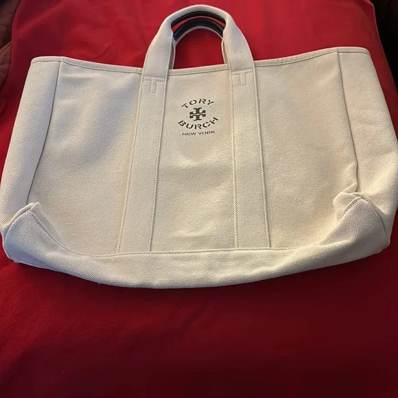 Tory Burch | Bags | Tory Burch Mercer Canvas Street Tote Bag Large 